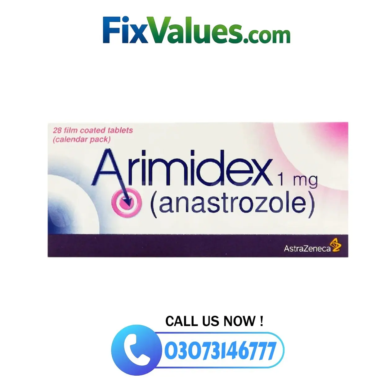 Arimidex (Anastrozole) 1mg in Pakistan