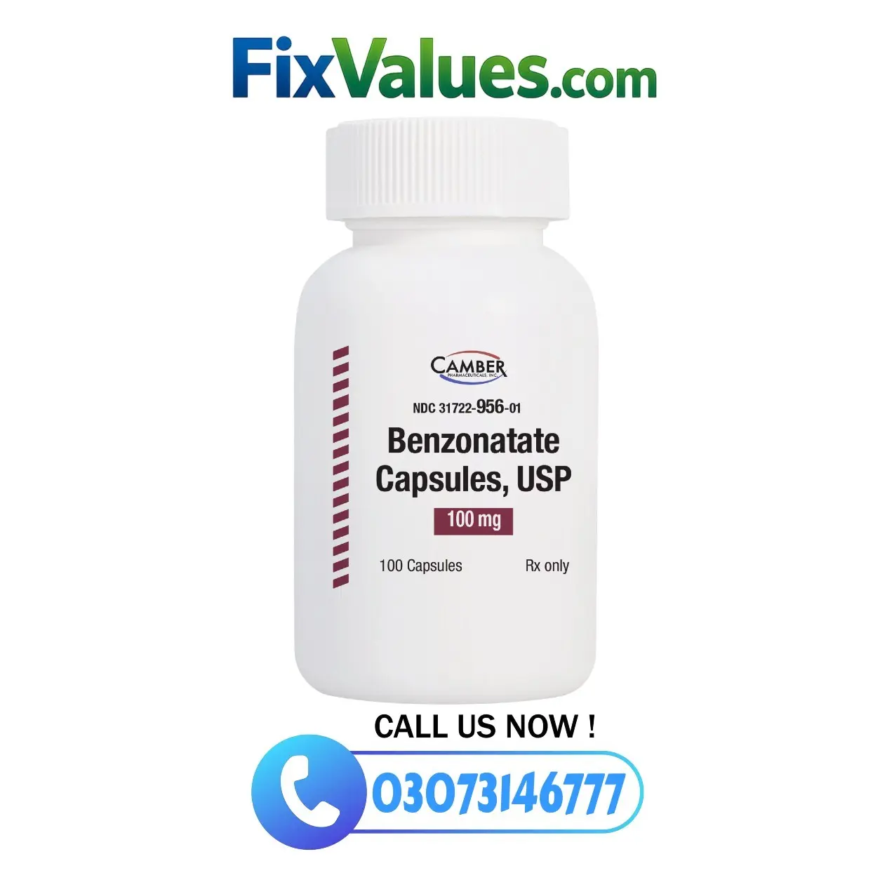 Benzonatate Capsules Price in Pakistan