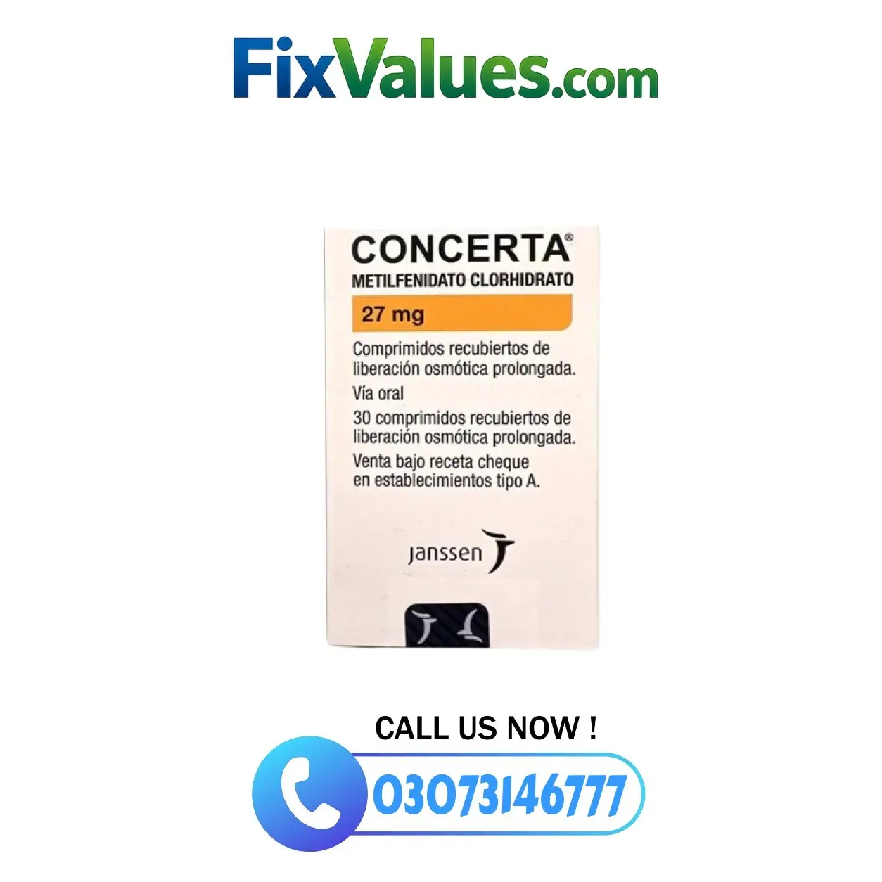 Concerta 27mg Price In Pakistan
