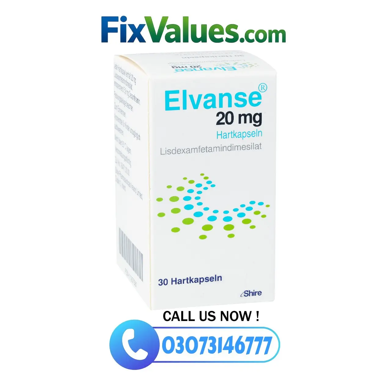  Elvanse 20mg Price in Pakistan
