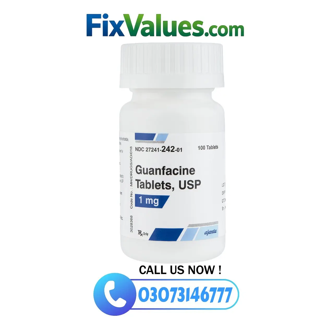 Guanfacine 1mg MR Price In Pakistan