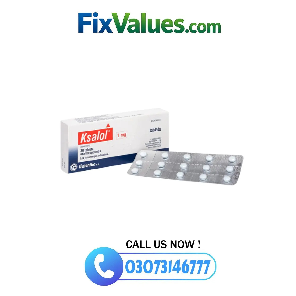 Ksalol 1mg Price in Pakistan