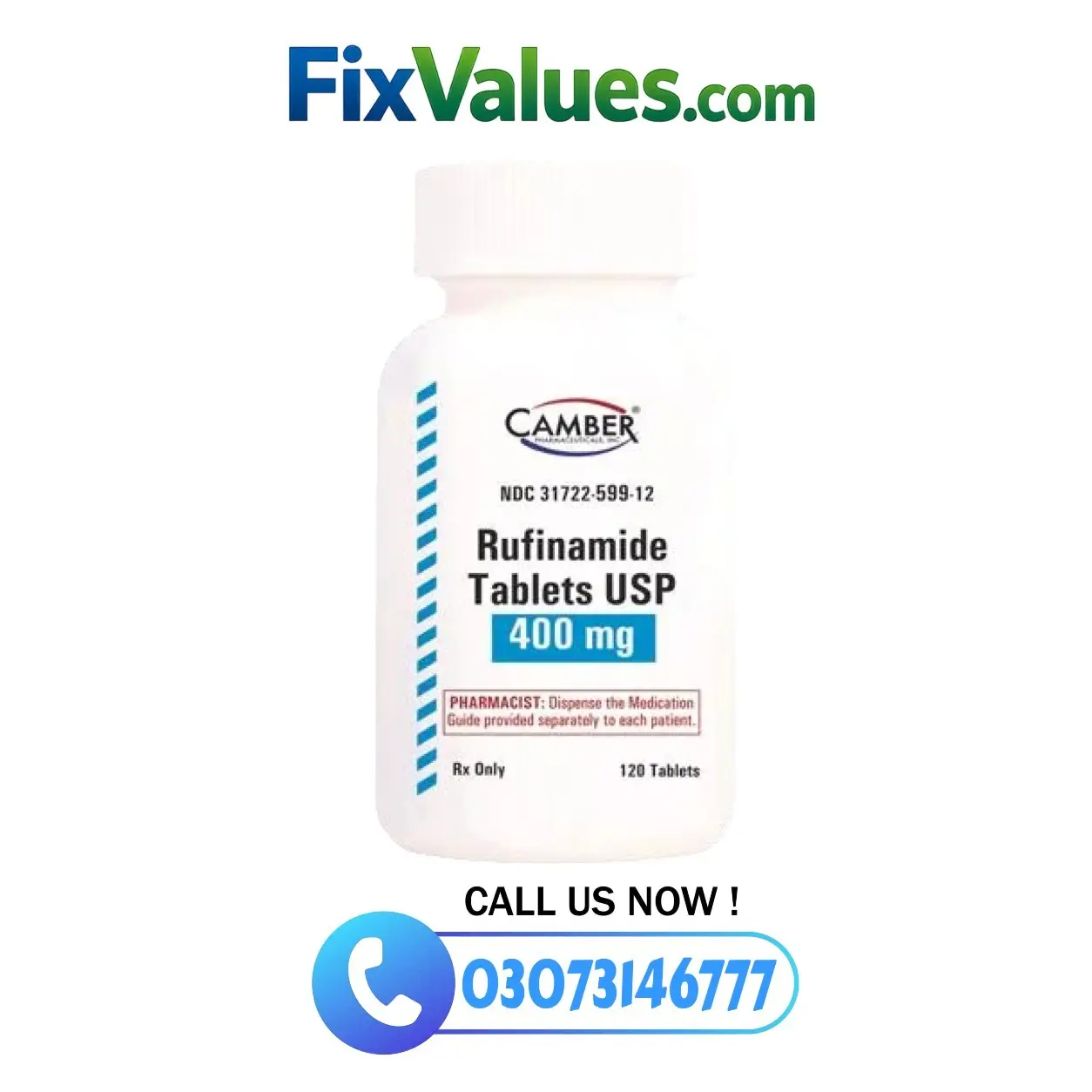 Rufinamide 400mg Tablet in Pakistan