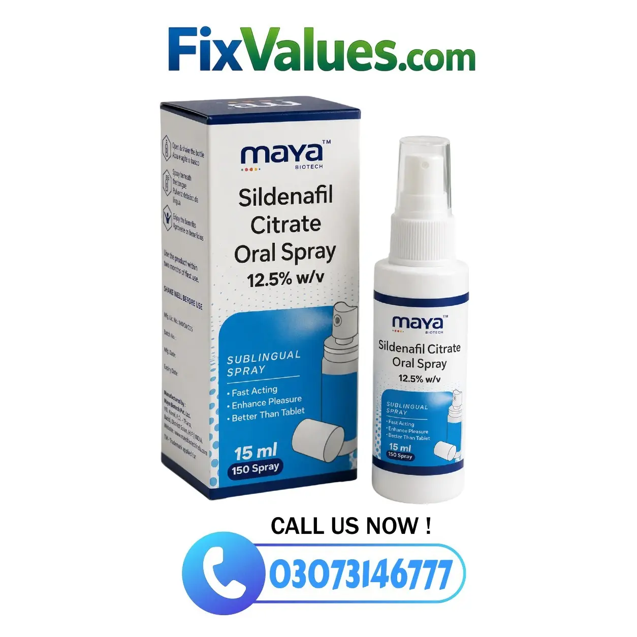 Sildenafil Citrate Oral Spray in Pakistan