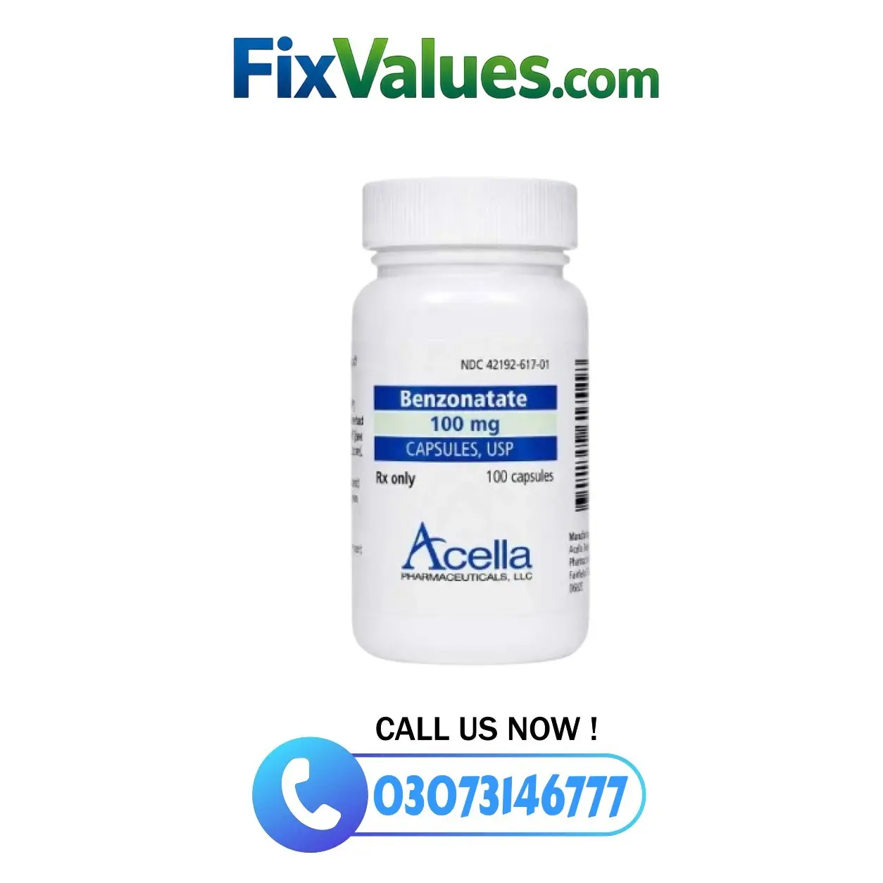 Tessalon Perles (Benzonatate Capsules) in Pakistan