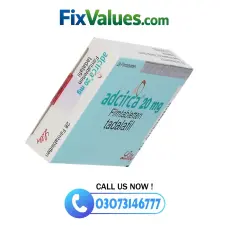 Adcirca Tadalafil 20mg Tablets Price in Pakistan