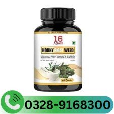 16 Again Horny Goat Weed Capsules In Pakistan