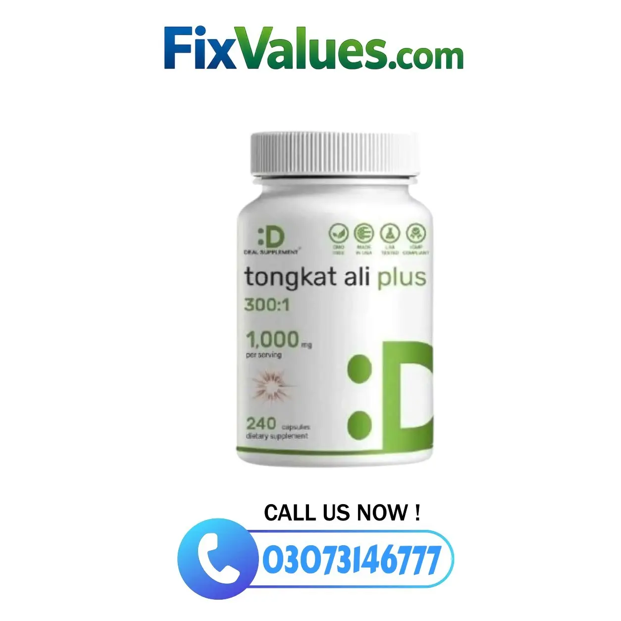 Tongkat Ali 1000mg Price in Pakistan