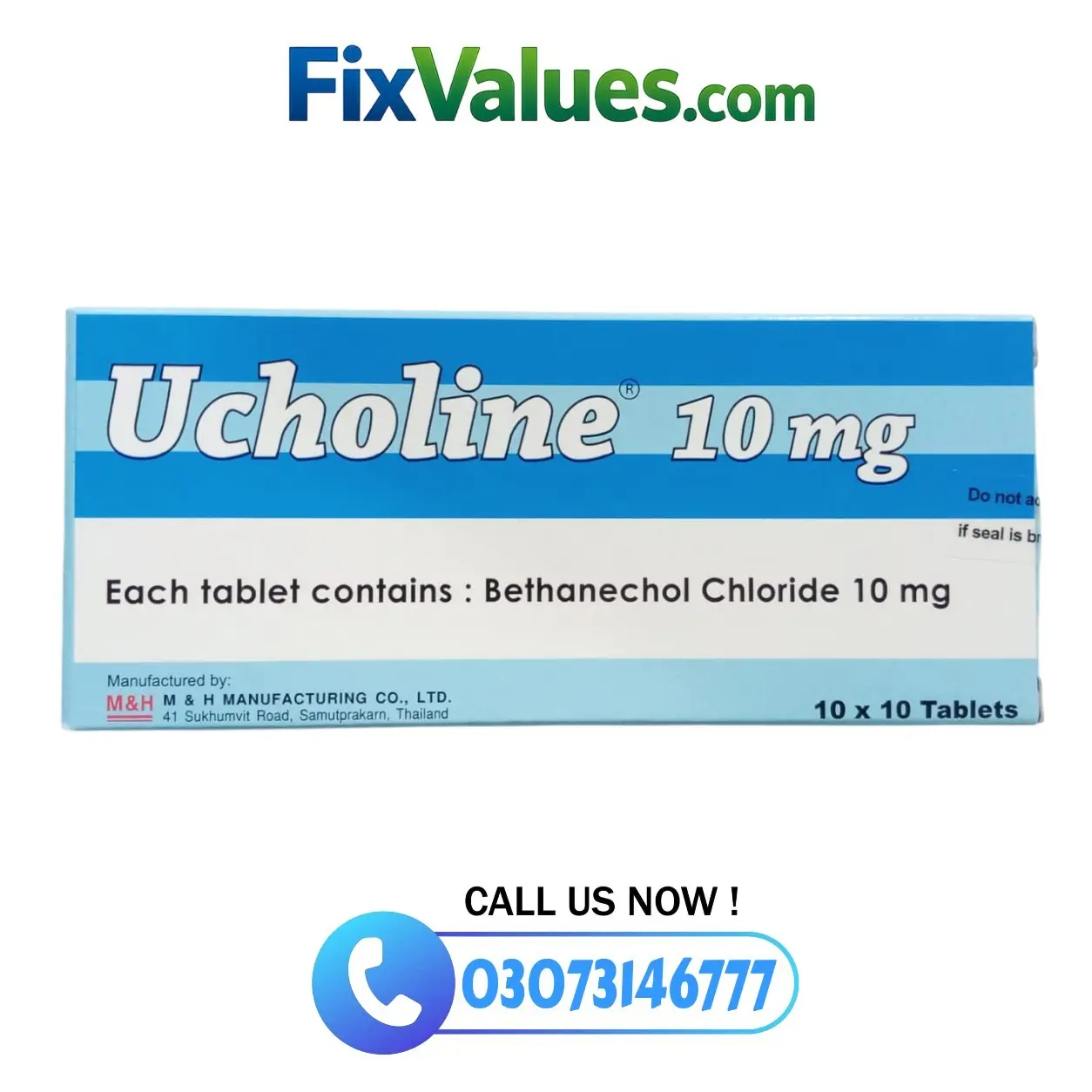 Ucholine 10mg Tablets in Pakistan