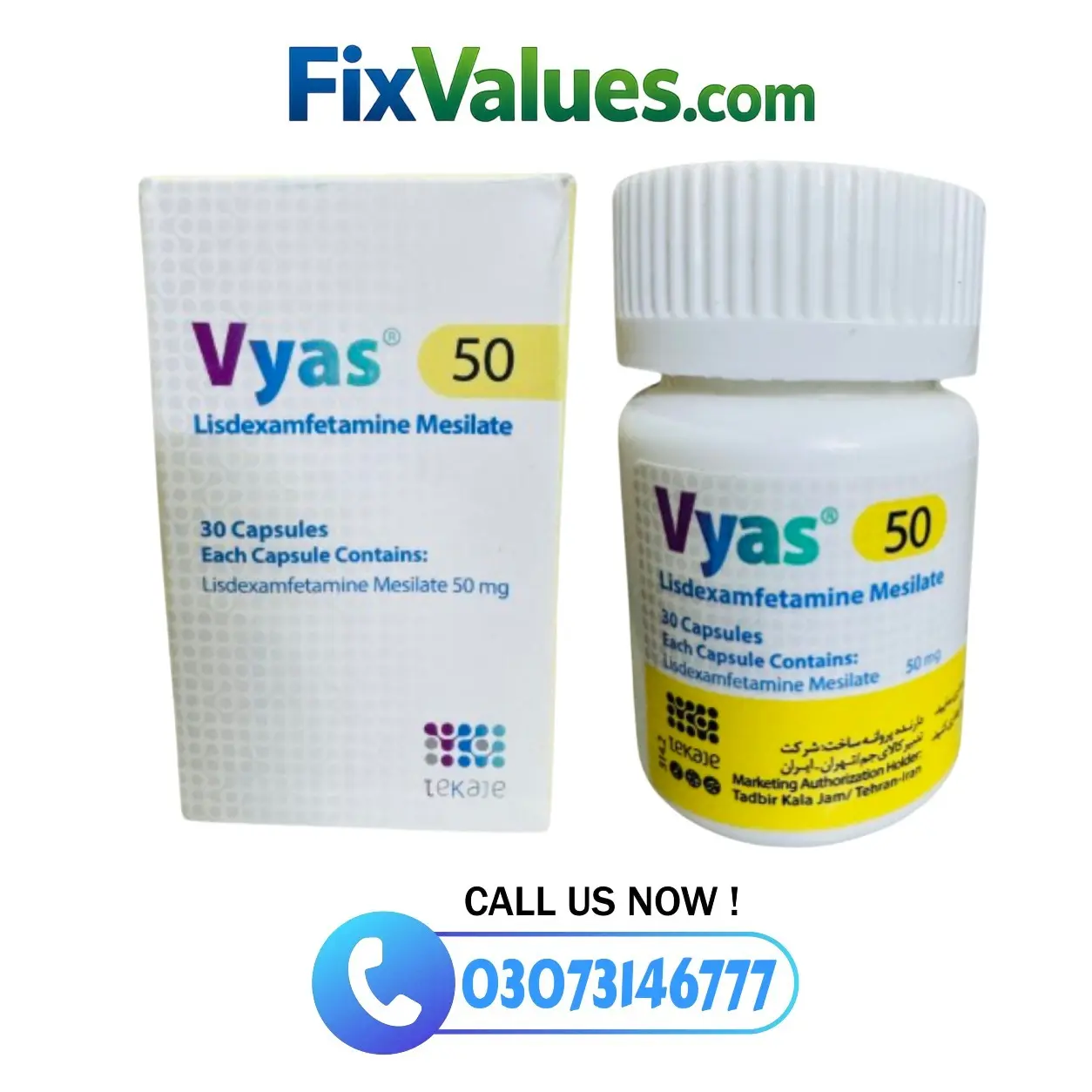 Vyas 50mg Price in Pakistan