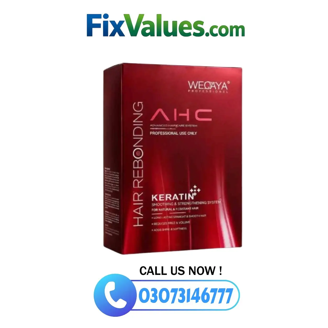 Weidiya Keratin Hair Rebonding Kit